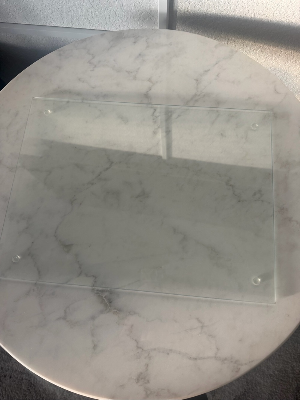 Tempered Glass Cutting Board 12"x16", Scratch, Heat, and Shatter Resistant